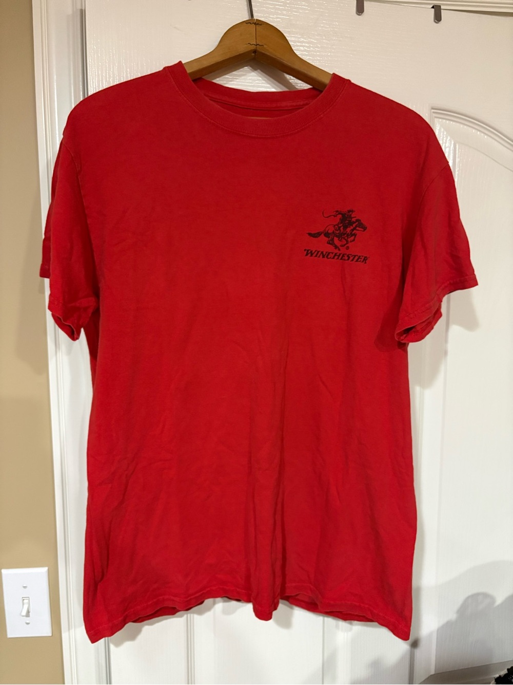 Vintage Red Winchester Short-Sleeve Crewneck T-Shirt